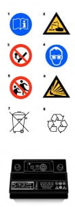 Значения символов на корпусе батареи