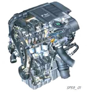 Двигатель 2,0 л/147 кВт FSI с турбонаддувом