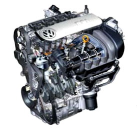 Двигатель FSI 2,0 л, 110 кВт, 4/клапанная техника