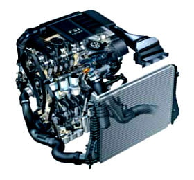 Двигатель FSI 2,0 л, 147 кВт с турбонаддувом, 4/клапанная техника