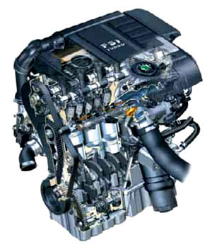 Бензиновый двигатель 2,0 л/147 кВт FSI