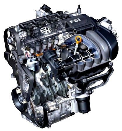 Двигатель FSI 2,0 л/110 кВт