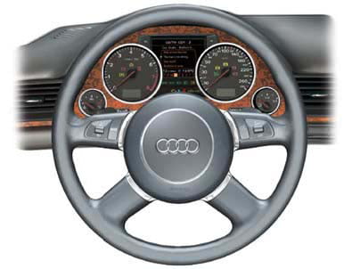 Многофункциональное рулевое колесо Audi A8