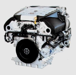 Схема системы охлаждения двигателя V10