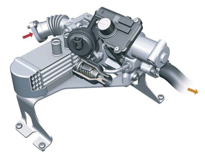 Система охлаждения двигателя 2,7 л/3,0 л V6 TDI
