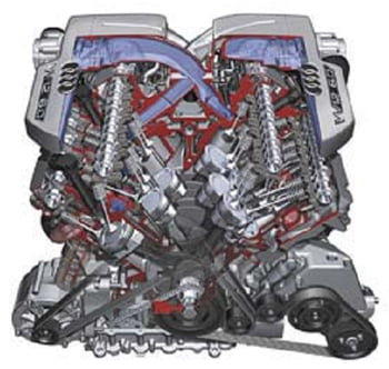 Двигатель W12 рабочим объемом 6,0 л